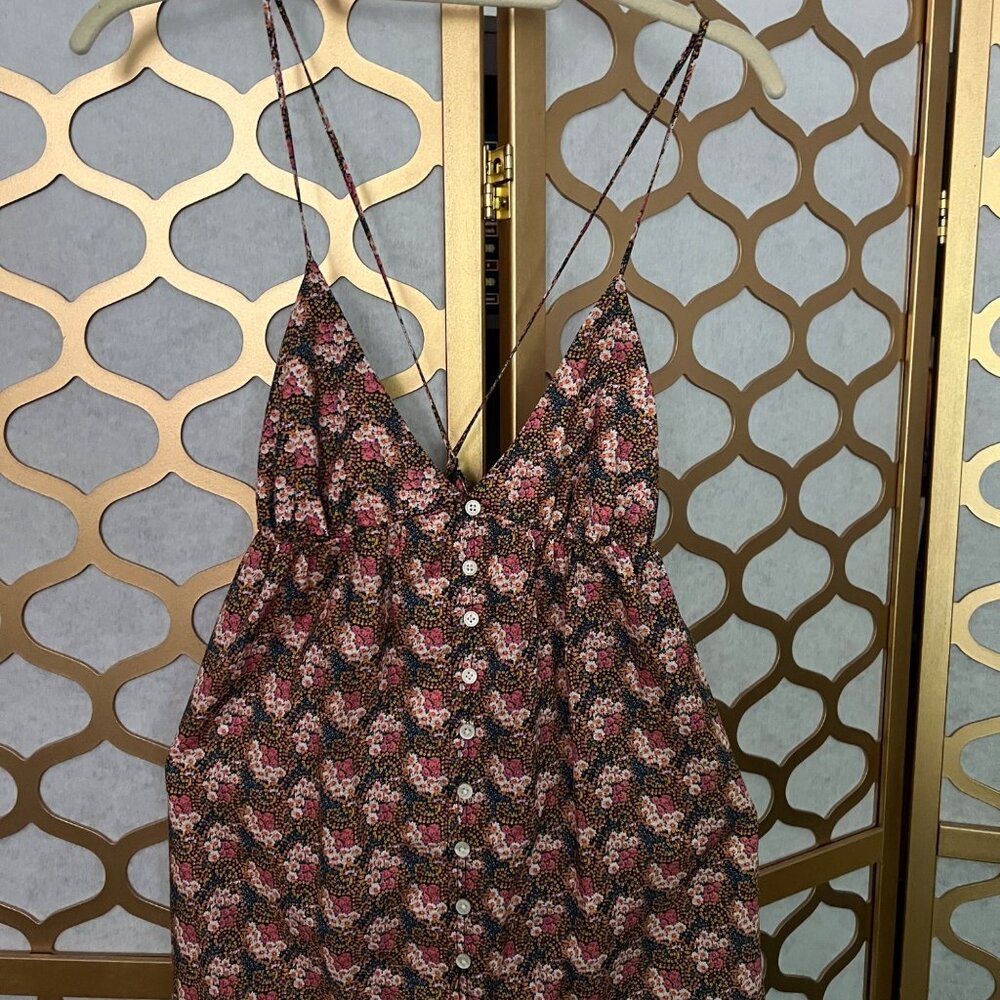 J.Crew Collection Size M Ratti Prism Floral Print Triangle Sundress Midi Dress - Picture 3 of 16